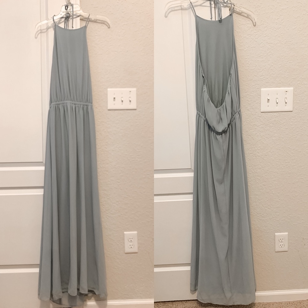 Heather Halter Dress with Long Lining